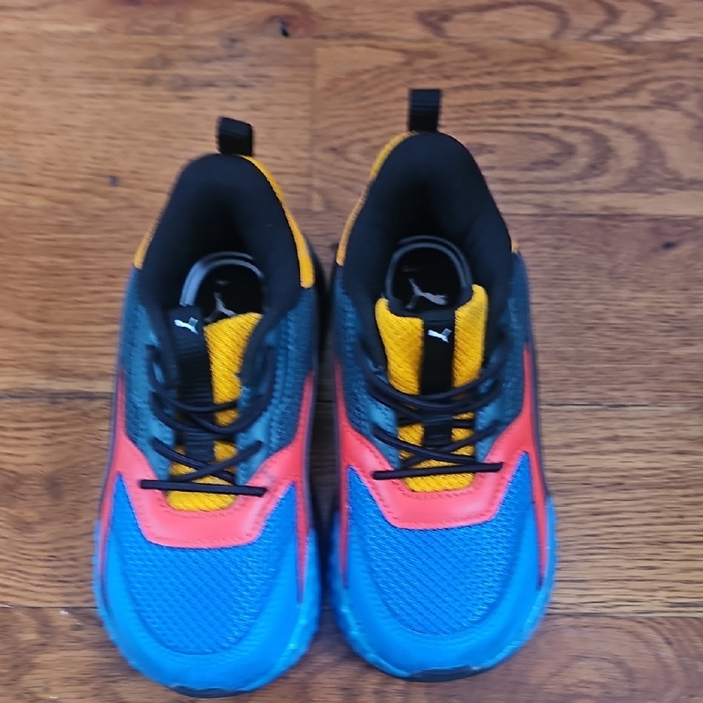 Puma Kids Sneakers in Blue, Red, and Yellow